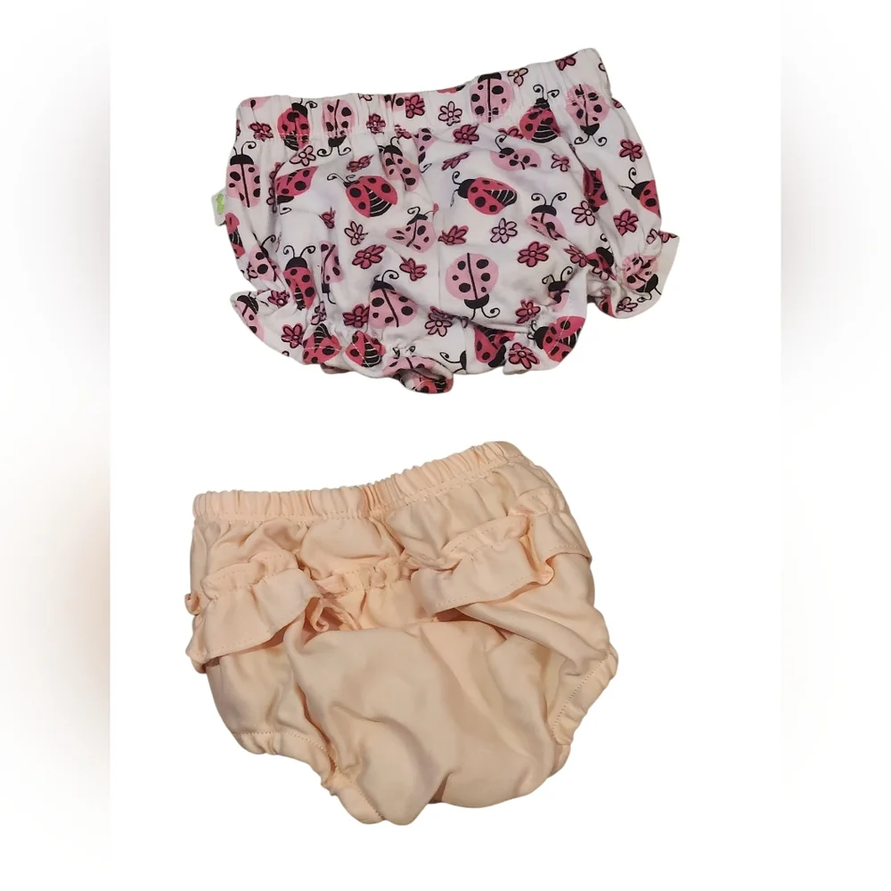 4 Piece Pink Bloomer Set